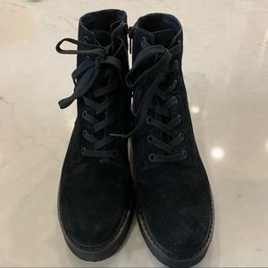 Vince suede combat boots